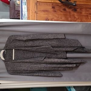 Barefoot Dreams Bamboo Chic Lite Womens Cardigan/Liungewear Dark Gray Sz S/M EUC